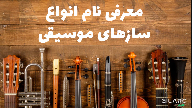 معرفی نام انواع سازهای موسیقی